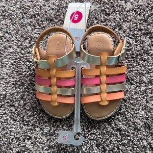 NEW! Cat & Jack Multicolor Strappy Kids Sandals